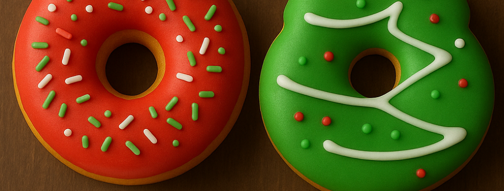 Atelier famille & ado solo 2h Donuts de Noël