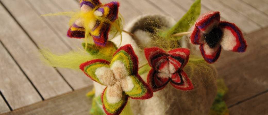 Atelier Feutrage Fleur pour adultes