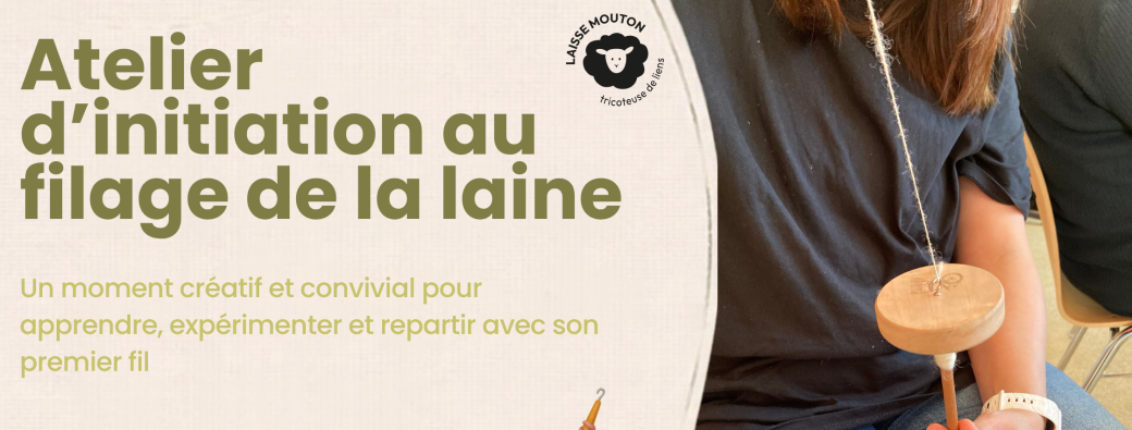 Du mouton au pull : initiation au filage de la laine