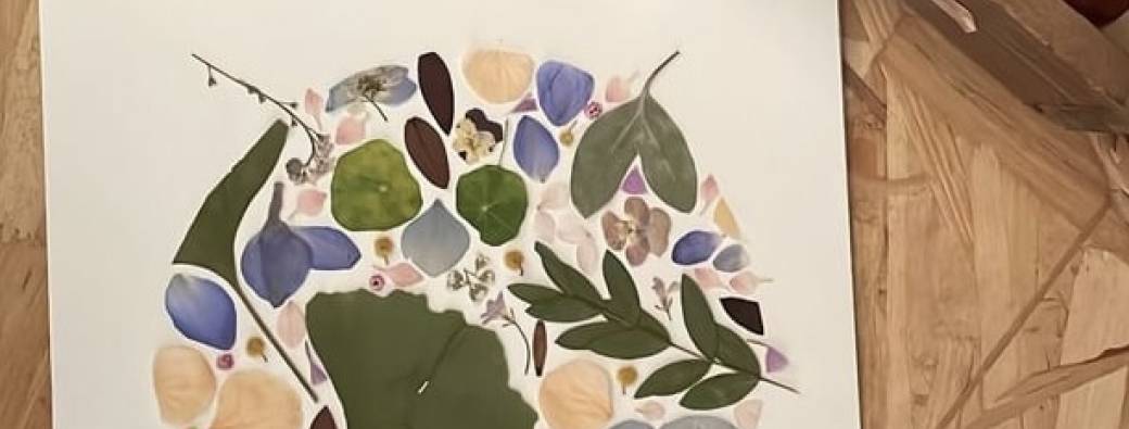 Atelier Fleuri  : Cadre fleurs séchées