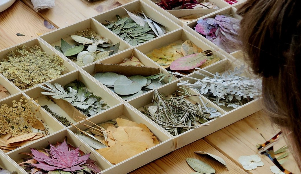 Atelier fleurs pressées - Rennes - chez "Les Trois Marguerites"