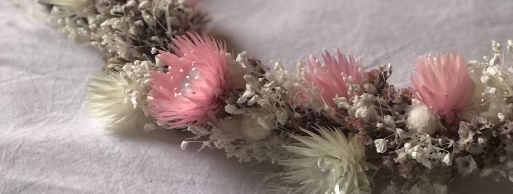 Atelier floral : bouquet de fleurs séchées