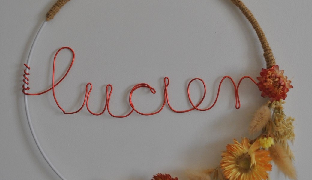 Atelier Floral "Couronne prénom"