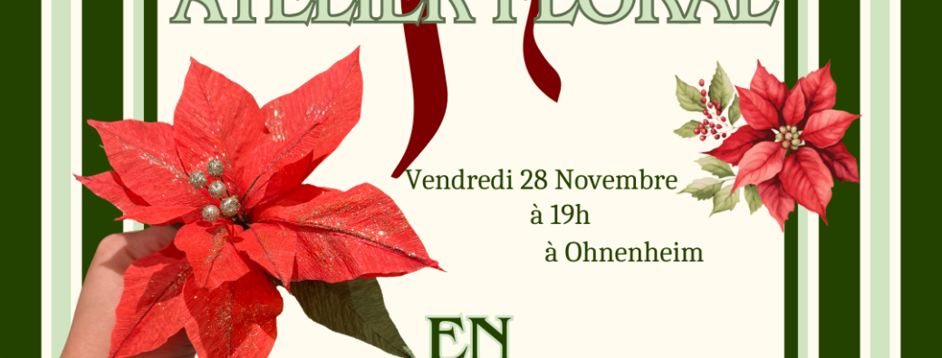 Atelier Floral en Papier crépon !