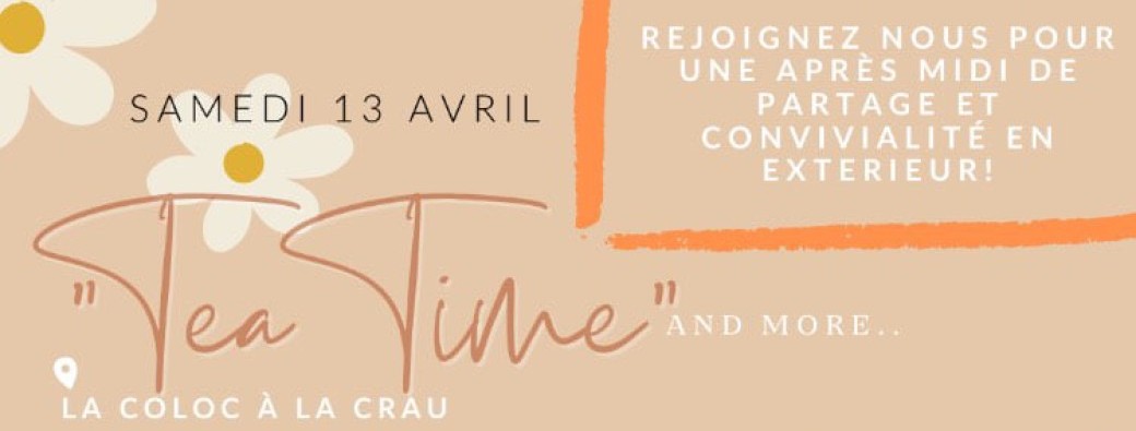 Atelier floral TEA TIME / 16h