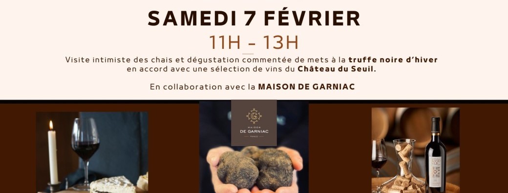 ATELIER GOURMAND "VINS & TRUFFES NOIRES"