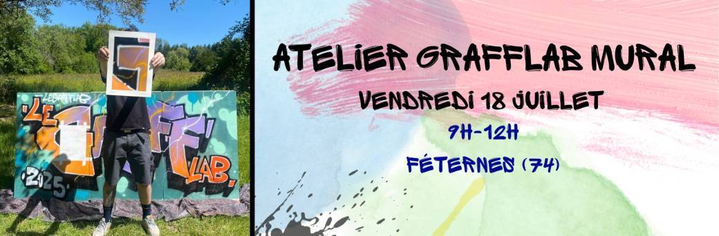 Atelier GraffLAB Mural - 18 Juillet 2025
