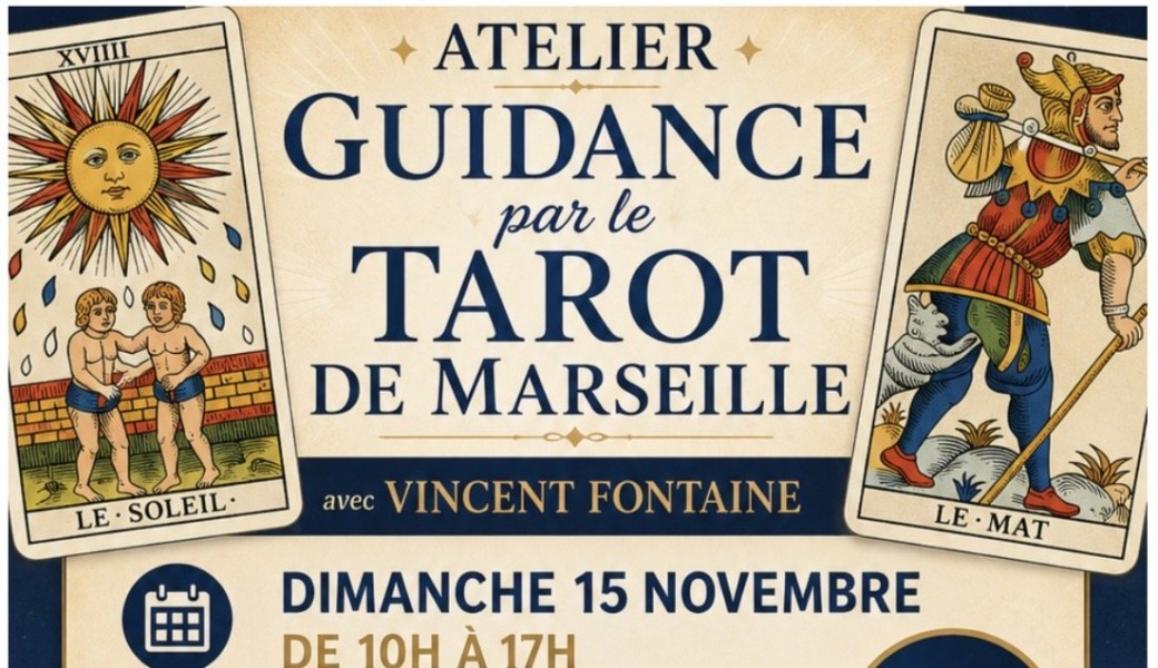 Atelier Guidance par le tarot de Marseille Lorient 