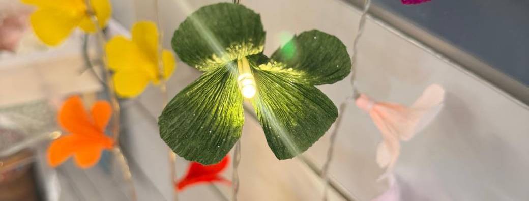 Atelier guirlande florale lumineuse