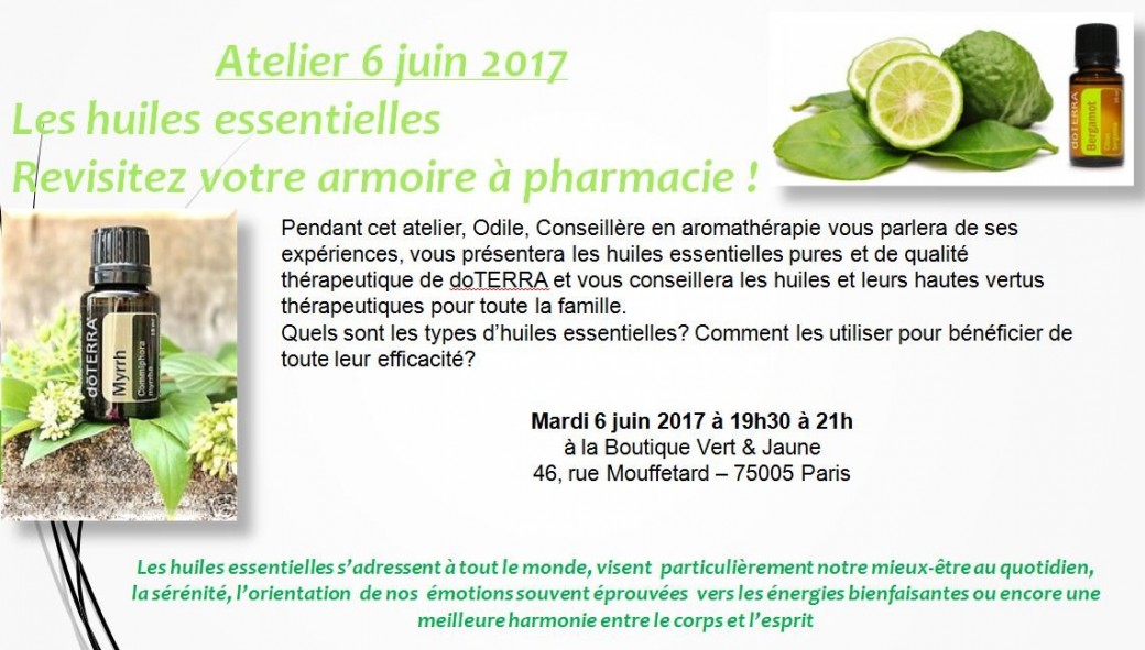 Atelier Huiles Essentielles