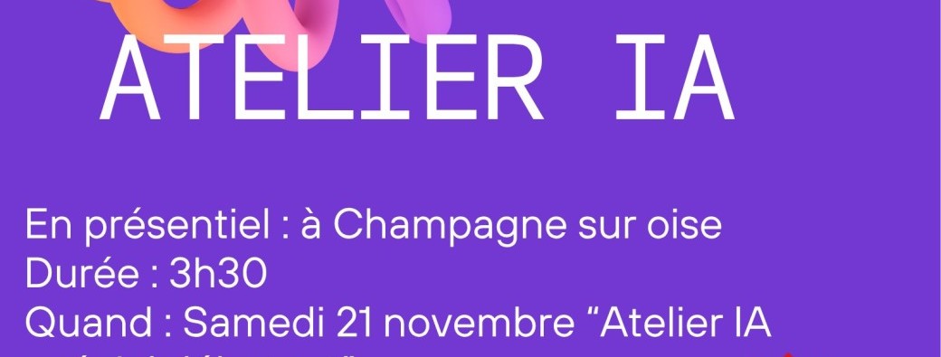 Atelier IA pour débutant  