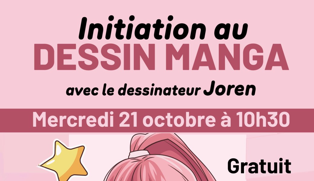 Atelier initiation au dessin manga