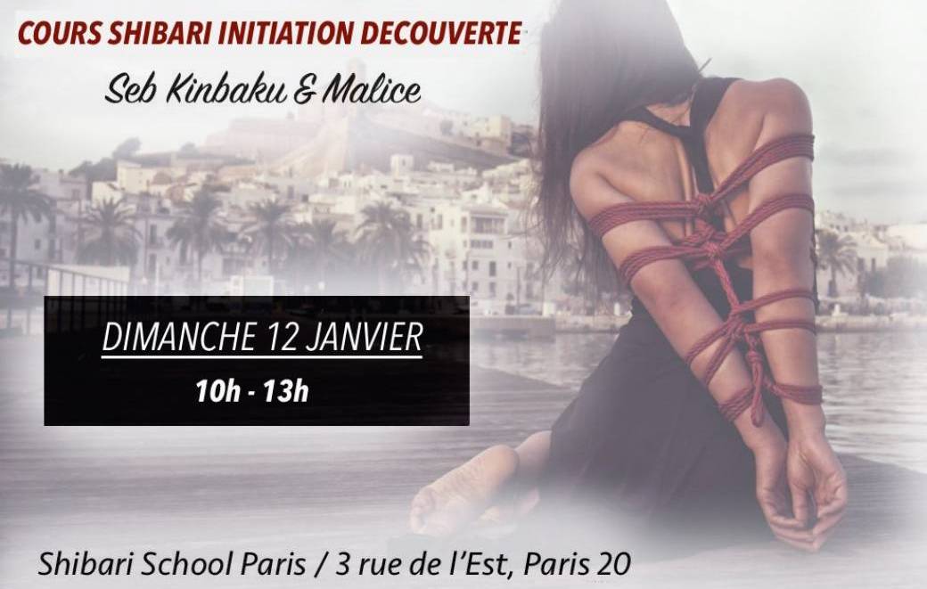 ATELIER INITIATION AU SHIBARI PAR SEB KINBAKU
