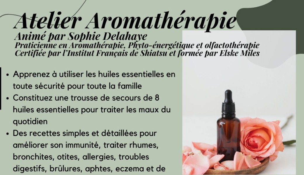 Atelier initiation aux huiles essentielles