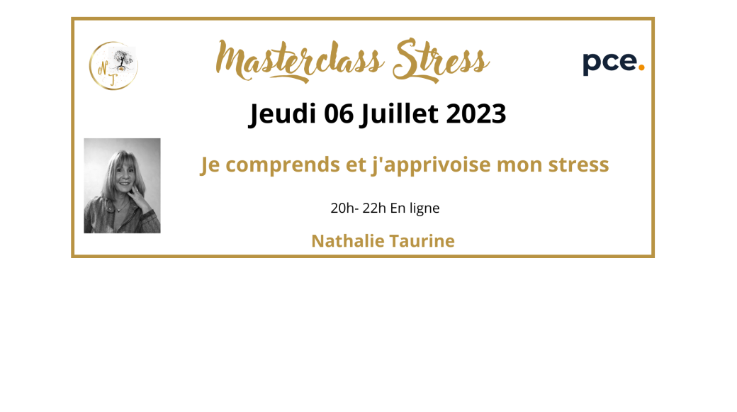 Atelier- Je comprends et j'apprivoise mon stress Atelier- Je comprends et j'apprivoise mon stress