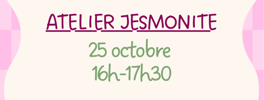 Atelier jesmonite 