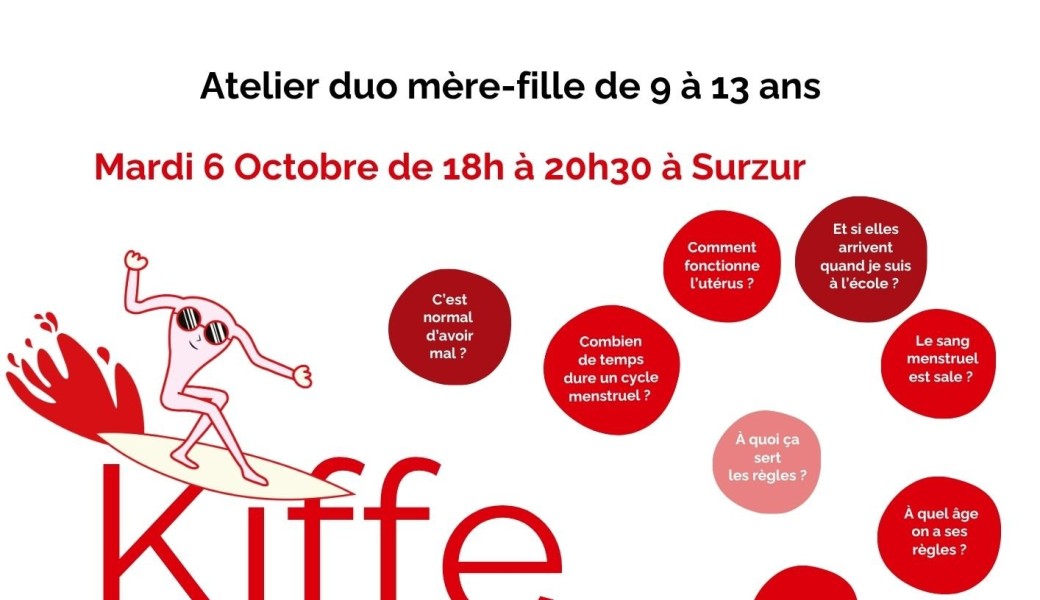 Atelier kiffe tes premières règles en duo