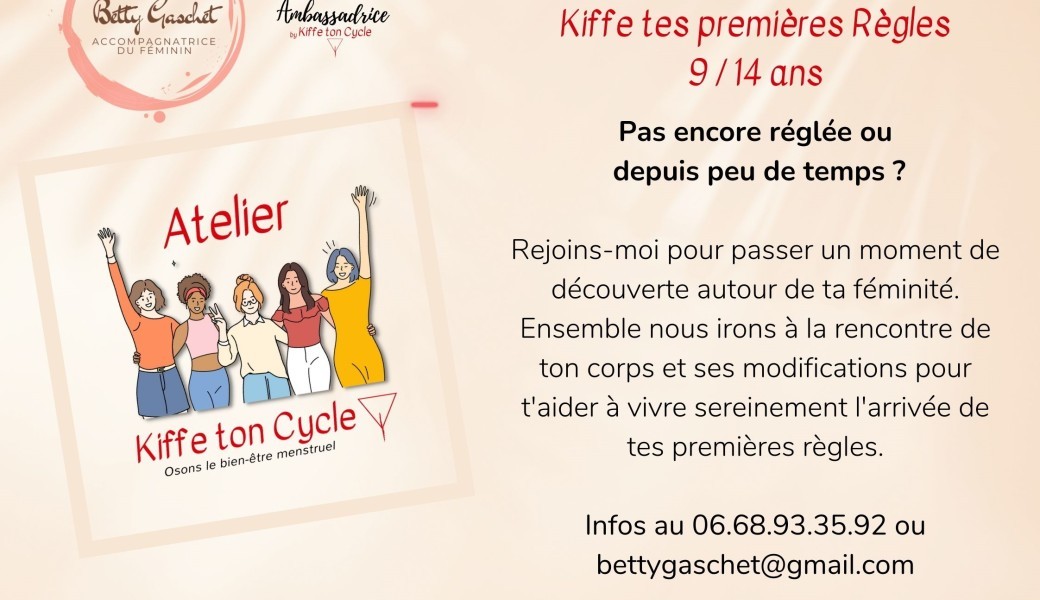 Atelier Kiffe tes premières règles entre Filles
