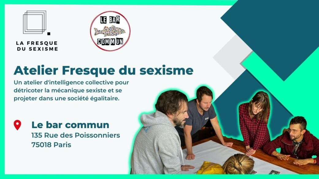 Atelier - La Fresque du sexisme - Paris @Le Bar Commun