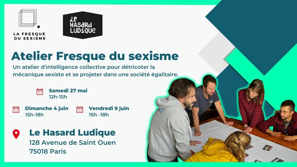 Atelier - La Fresque du sexisme - Paris @Le Hasard Ludique