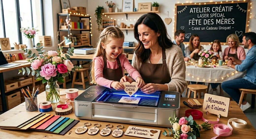 Atelier laser "spécial fête des mères"