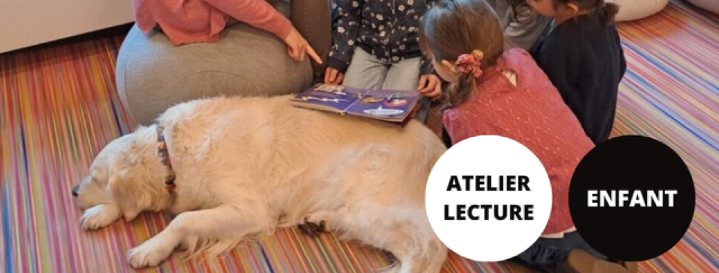 Atelier-lecture : Médiation animale // Agora Médiathèque Musée