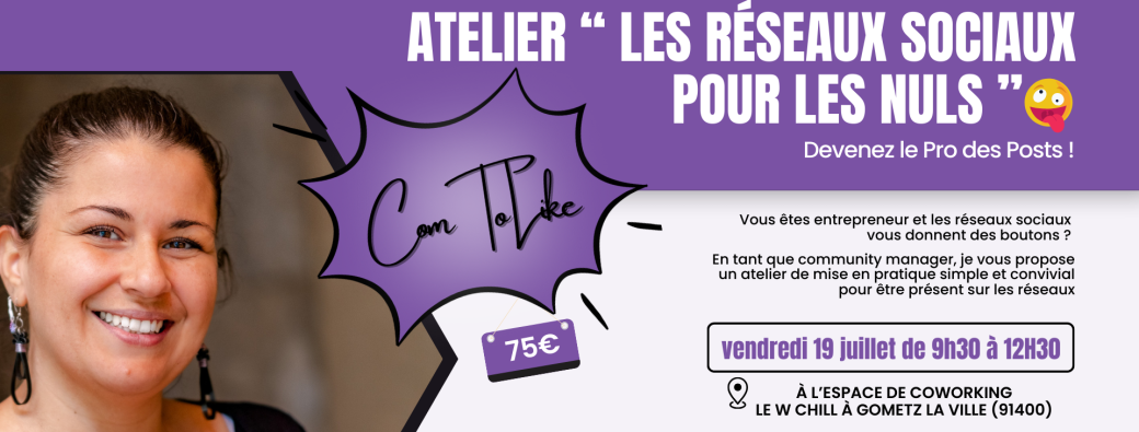 Atelier "les réseaux sociaux pour les nuls"