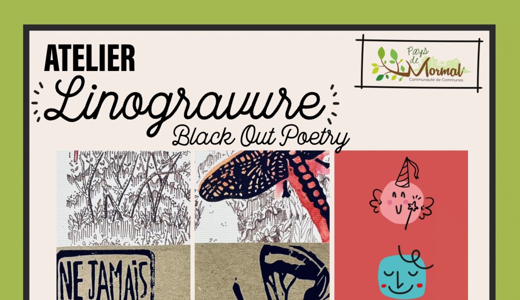Atelier Linorgavure "Black Out Poetry"