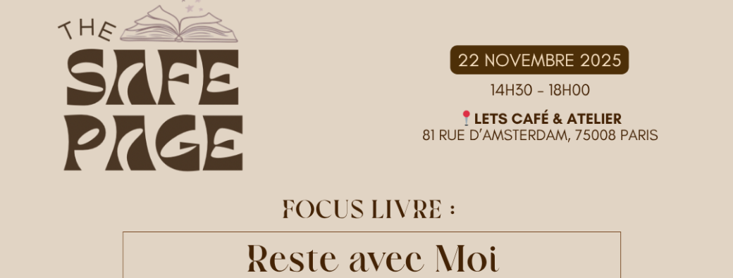 Atelier littéraire et créatif - Livre : Reste avec Moi - Ayobami Adebayo