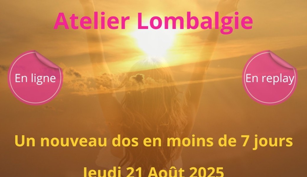 Atelier Lombalgie en Ligne