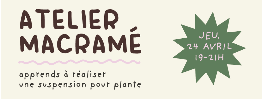 Atelier Macramé - Création d'une Suspension pour Plante