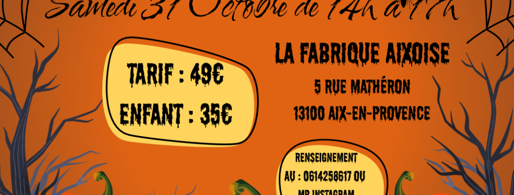 Atelier macramé Halloween