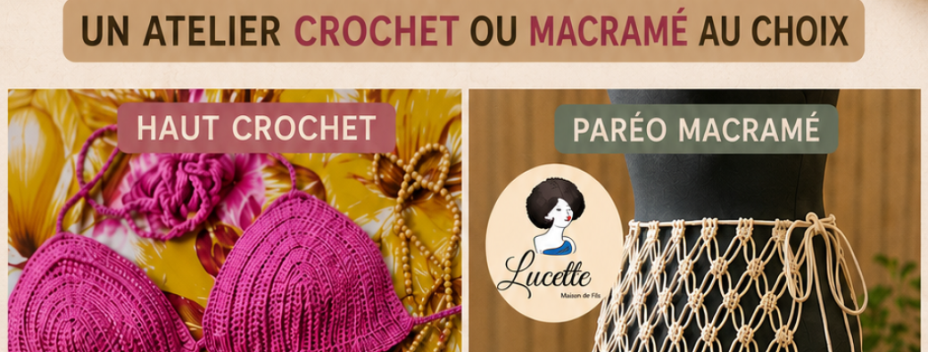 Atelier macramé ou crochet