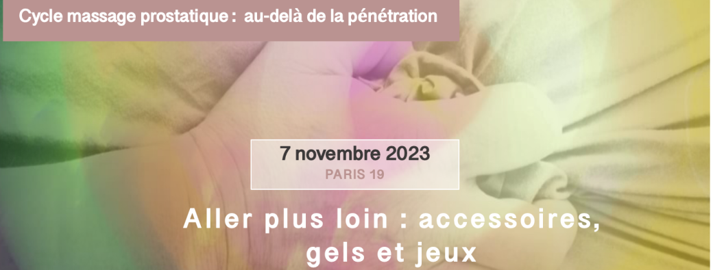 Atelier massage prostatique