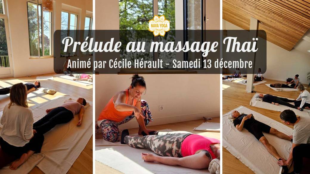 Prélude au Massage Thaï avec Cécile Hérault