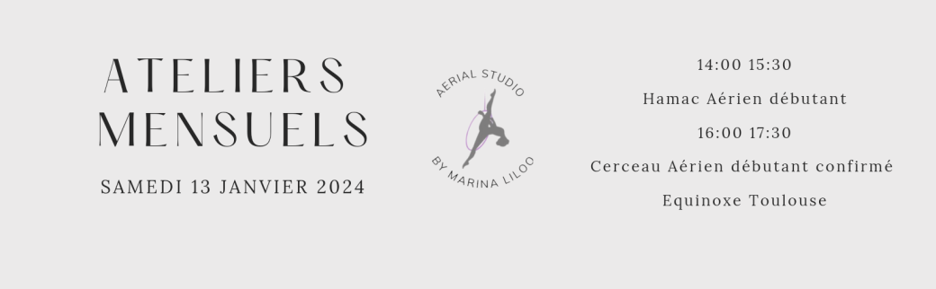 Atelier mensuel Cerceau Aérien