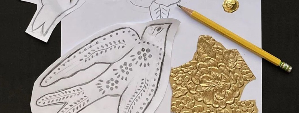 Atelier metal à repousser à la Gamelle