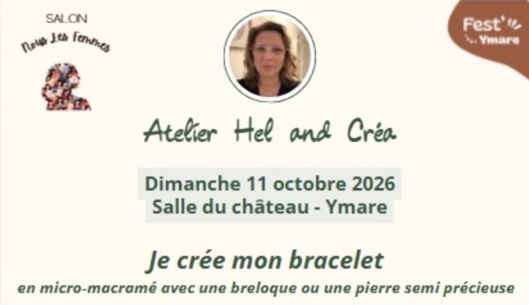 Atelier micro-macramé, Salon « Nous les femmes »