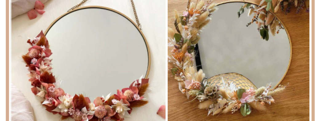 Atelier miroir fleuri