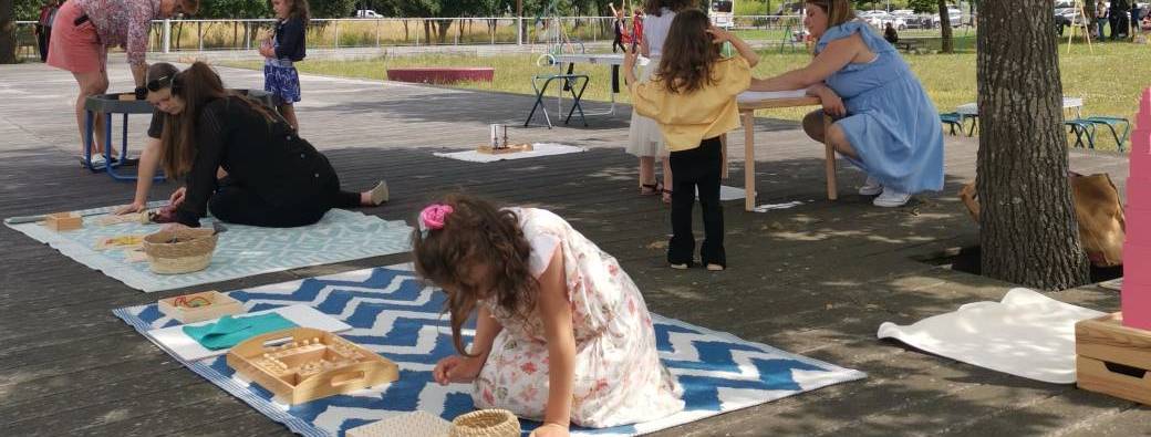 Atelier montessori en plein air duo parent-enfant 2-7 ans
