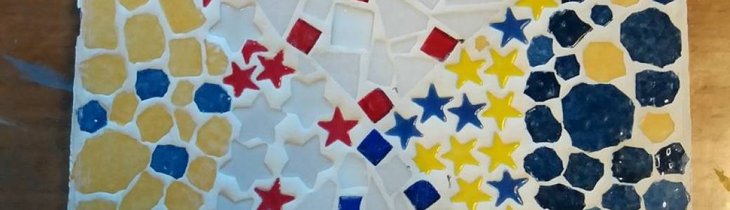 Atelier mosaïque graphisme et formes