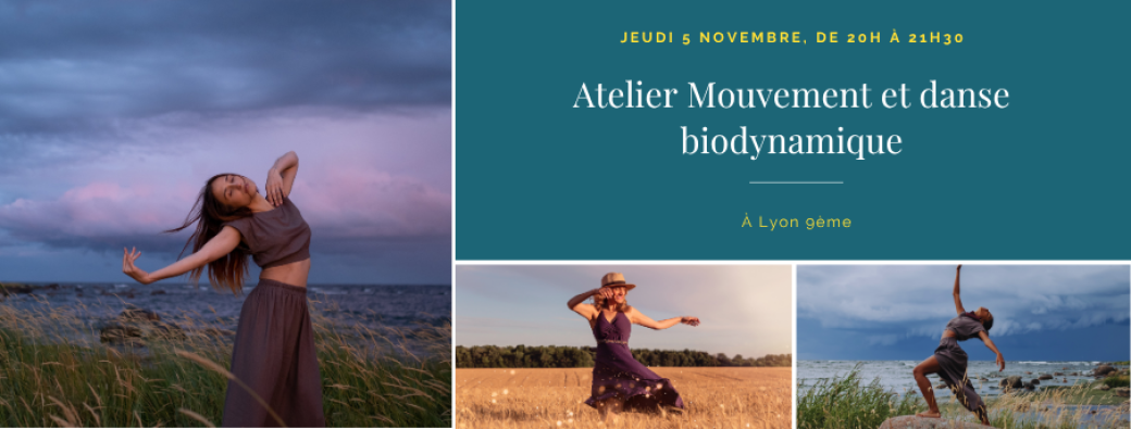 Atelier mouvement et danse biodynamique - 5 novembre 2026