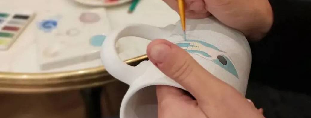 Atelier Noël - Peinture sur tasse