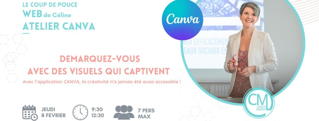 Atelier CANVA - Démarquez-vous avec des visuels qui captivent