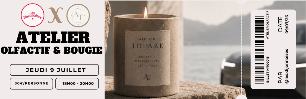 Atelier Olfactif et création de bougie