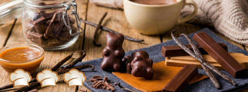 Atelier ourson vanille + barre pâte à tartiner caramel