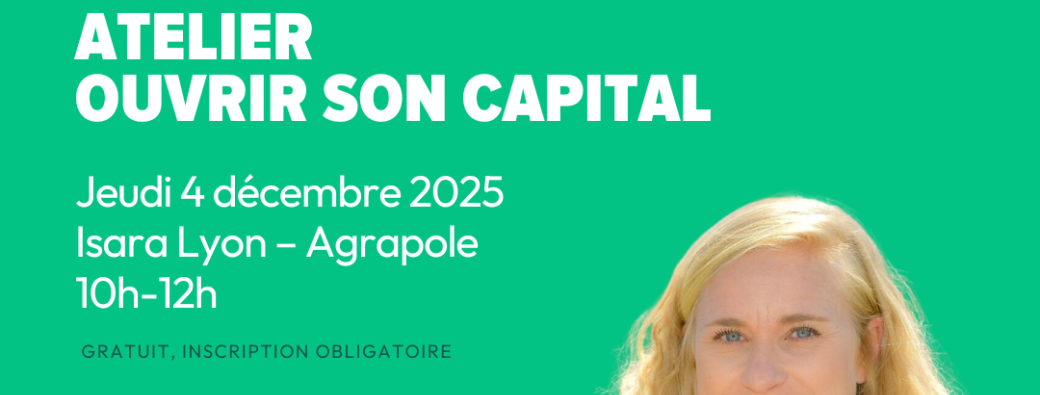 Atelier Ouvrir son capital - Porteurs de projet & Entrepreneurs
