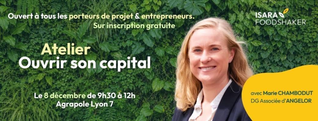 Atelier Ouvrir son capital - Porteurs de projet & Entrepreneurs