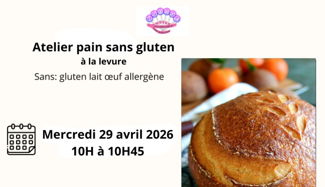 Atelier pain sans gluten à la levure