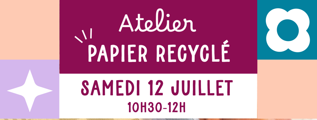 Atelier papier recyclé
